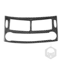For Mercedes-Benz W211 2003-2009 Carbon Fiber Central Control Air Conditioning Outlet Decorative Cover Car Interior juoda