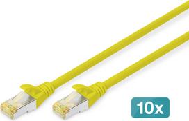 Digitus CAT 6A S/FTP patch cable, 10 pieces