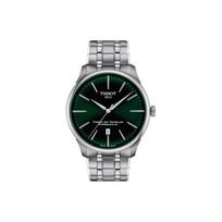 TISSOT Men's Tourelles Collection Watch T139.407.11.091.00 Green Regular Watch Box black