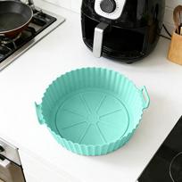 Air Fryer Silicone Baking Mat - Food Grade, High Temperature Resistant beige