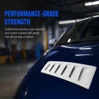 2PCS Universal Mount Hood Air Vent Grille for Focus RS MK2 Style Sport Front Body Refit balta