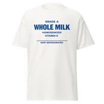 Milk Shirt Costume - Funny Whole Milk Carton T-Shirt Costume For Parties And Halloween - Unisex M white