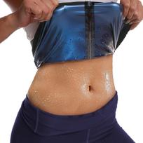 Waist Trainer For Women Sauna Sweat Belt Waist Trimmer Shaper Blue Slimming Workout M mėlyna