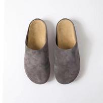 Gacimy Fashion Clogs Slippers For Women Outdoor Casual Flat Mules Comfort Thick Sole Suede Slippers Female Non-slip Beach Shoes 36 pilka