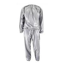 Pvc Sauna Suit Sweatenhancing Fitness Set For Men And Women With Polyester Fabric S sidabras