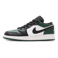 Jordan 1 Low GS Green Toe 553560-371 37.5 white