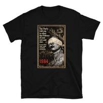 1984 Orwell Shirt The Party Told You To Reject The Evidence Graphic Tee XXXL gray