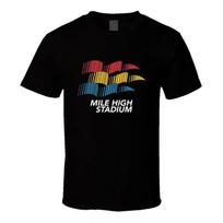 Mile High Stadium Denver T Shirt S black