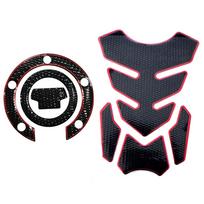 Motociklo kuro bako lipduko dangtelio trinkelės lipduko apsaugos rinkinys, skirtas Yamaha Suzuki Ducati 1200 Kawasaki Honda GSXR600/750 R1 R6 H Gold Edge black