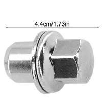 1× Accessories Hot Parts Wheel Nut Steel Brand New Silver Chrome Plating High Quality For Land Rover Discovery China Mainland