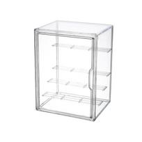Clear Plastic 1/2/3/4 Tier Bread Display Case Dust Proof Large Capacity For Kitchen Counter Bakery Pastry Storage