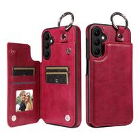 for Samsung Galaxy A53 A73 A23 A24 A34 A54 5G Wallet Case with Card Holder, Ring Buckle PU Leather Kickstand Card Slots Case for A53 5G ruda