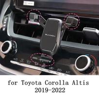 Car Phone Holder Air Vent Mount Clip Clamp Mobile Phone Holder for Toyota Corolla Altis Accessories auksas