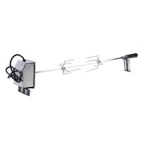 Grill Rotisserie Kit 33lb Load Bearing Easy Assembly Stable Rotating Rotisserie Motor Spit Rod Kit for Outdoor BBQ EU Plug 220V