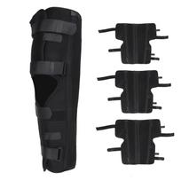 Adjustable Knee Brace Strong Support Comfortable Knee Immobilizer With Four Straps For Pain Relief Medium black