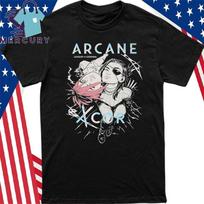 League Of Legends Arcane Hexcore Shirt Unisex T-Shirt XXXL white