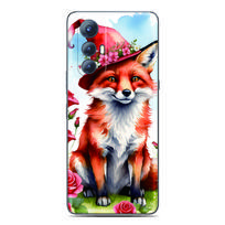 Picture Fox Phone Case For TCL NxtPaper 70 Pro K70 Power 4G 605 50 XE 40 XL 20 30 60 SE 60R 5G 40R 505 501 408 406 403 Cover TCL 60R or TCL 60 5G gray