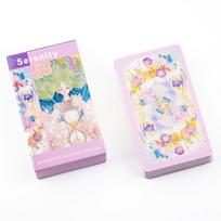 Serenity 78Pcs Fate Divination Tarot Cards FortuneTelling Card Games Party Board Game white