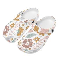 Fashion Printed EVA Casual Clogs Women Men Breathable Lightweight Slip On Sandals Slippers Soft Sole Summer Shoes Leisure Wear 36