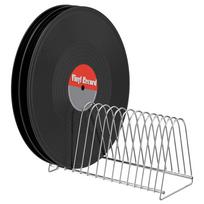 Minimalist Vinyl Storage Rack for 7 12 Inch Records Constructed from Long Lasting SUS304 Stainless Steel Material China Mainland black