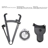Fat Caliper Body Measuring Ruler Measure Tape for Waist Leg Arm Measurement Tools gray