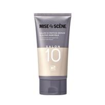 Mise-en-Scène Salon 10 peptidų atstatantis plaukų pienelis-glazūra 150ml – Apsauga nuo karščio ir pažeidimų plaukų esencija gray