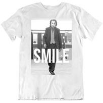 Joker Movie Fan Joaquin Phoenix SMILE White T Shirt Unisex T-Shirt M gray