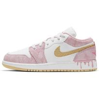 (GS) Air Jordan 1 Low 'Strawberry Ice Cream' Kids' CW7104-601 EU 39 white