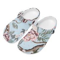 Summer Printed EVA Casual Clogs Men Women Breathable Soft Sole Slip On Sandals Slippers Soft Sole Summer Shoes Daily Wear 36 balta