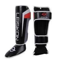 Martial Arts Shin Guard Boxing Muay Thai Sanda Kickboxing Training Protection Medium black