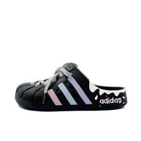 Adidas ADILETTE CLOGS Closed Toe Slippers Unisex Black JH9848(Team641-) 42 gray