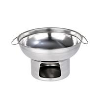 Stainless Steel Hot Pot 20/22cm Cooking Pot Durable Stove  Household 20CM-Silver