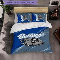 Canterbury-Bankstown Bulldogs Pattern Microfiber 3Pcs Bedding Set Decor Duvet Cover Set For Bedroom Home Use 135cm*200cm