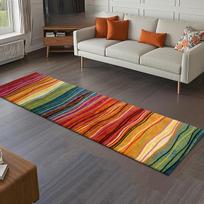 Ilgas stačiakampis kilimas Dekoratyvinis takelis Tinka tiek namų, tiek komercinėms patalpoms, įskaitant svetaines, sofos pagalvėles, miegamuosius 40cm x 120cm gray