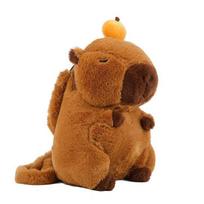 Capybara Plush Backpack Kawaii Fashion Plushie Doll Fur Bag Children'S Bag Shoulder Bag Mini Knapsack Bags Gifts For Girlfriend 31cm-40cm brown