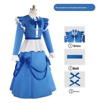 Poppy Playtime Cosplay apranga iš poliesterio medžiagos teminiams vakarėlių kostiumams M white