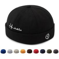 Fashion Docker Cap Breathable Full Mesh Design Retro Sailor Cap Unisex 58cm - 62cm armijos žalia spalva