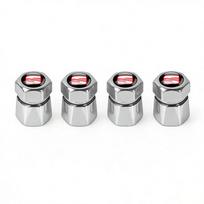 4Pcs Metal Carbon Fibe Wheel Tire Valve Dust Caps Auto Decor For SEAT Ibiza 6l 6j Leon Mk1 Mk2 Mk3 5f 1p Cupra FR Racing Arona