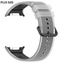 Silicone Band Sport Strap Watchband For Samsung Galaxy Watch 9 8 44mm 40mm For Galaxy Watch8 Classic 46mm Bracelet Belt juoda