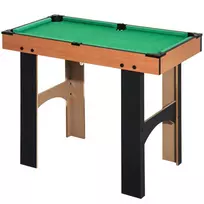 Daugiafunkcinis žaidimų stalas "4-in-1", su stalo futbolu, stalo ledo rituliu, stalo tenisu, biliardu, 87x43x73cm