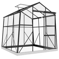 Aliuminio šiltnamis 3,68 m² - 192 x 192 x 204 cm