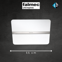 Garų surinkėjas Falmec FLIPPER 55 cm Satin white - NEMOKAMAS PRISTATYMAS