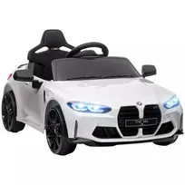 Vaikiškas elektrinis automobilis su 2.4G nuotolinio valdymo pulteliu, MP3, USB, LED šviesa, 3-5 metų, balta