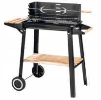 Didelė anglinė kepsninė Grill Meister GGW 84 B1 su ratukais