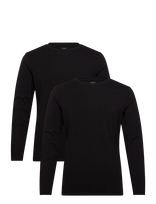 Björn Borg - Core Slim Long Sleeve T-Shirt 2P - Marškinėliai ilgomis rankovėmis - Tamsiai mėlyna