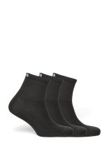 Björn Borg - Sports Mid Ankle Sock 3P - Sportinės kojinės - Juoda