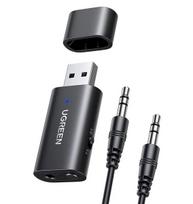 Garso adapteris Bluetooth 5.1, 3.5 mm mini jack, juodas