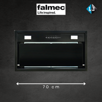 Garų surinkėjas Falmec MAX EVO 70 Black - NEMOKAMAS PRISTATYMAS