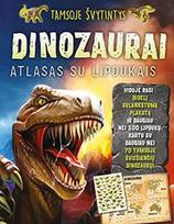 KNYGA "Tamsoje švytintys dinozaurai. Atlasas su lipdukais", 3+
