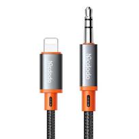 Mcdodo CA-0780 Lightning iki 3.5 mm AUX mini lizdo kabelis, 1.2 m (juodas)